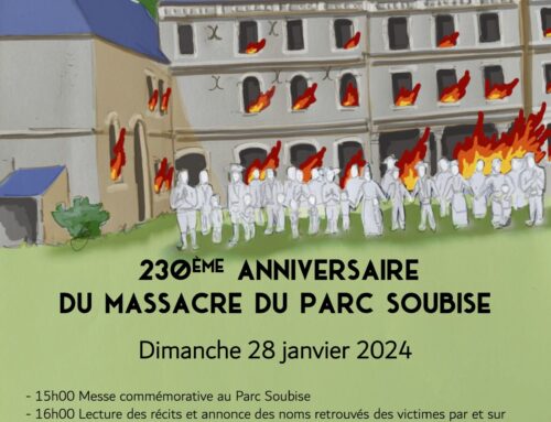 Commémoration du 230ème anniversaire du passage de la colonne infernale au parc Soubise – le 28 janvier 1794